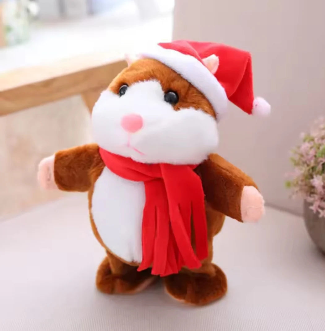 Cuy hamster hablador navideño