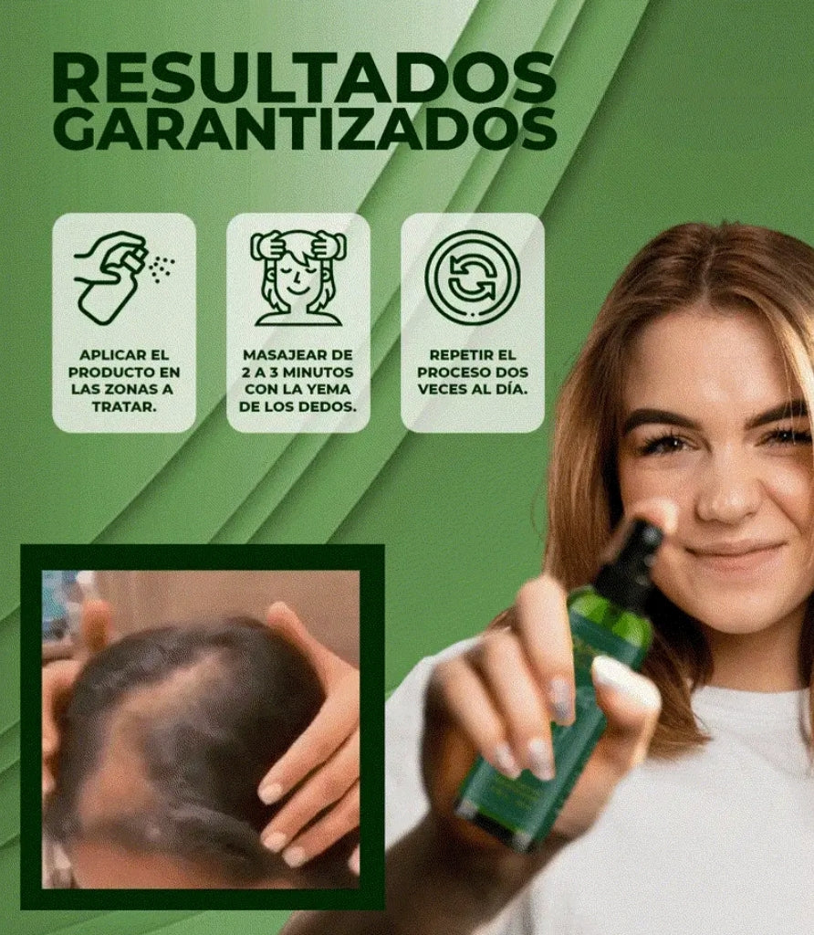 Spray Ouhoe ✔️ Crecimiento y Fortalecimiento Capilar 🌿✨