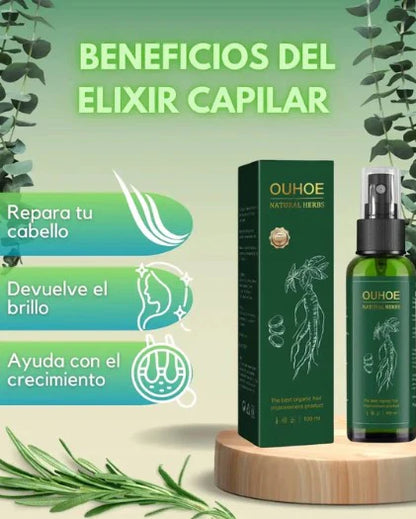 Spray Ouhoe ✔️ Crecimiento y Fortalecimiento Capilar 🌿✨