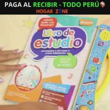 Libro didáctico con sonidos en inglés y español